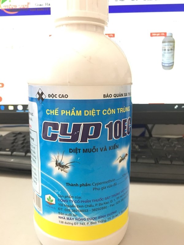 HÓA CHẤT DIỆT MUỖI, KIẾN CYP 10EC